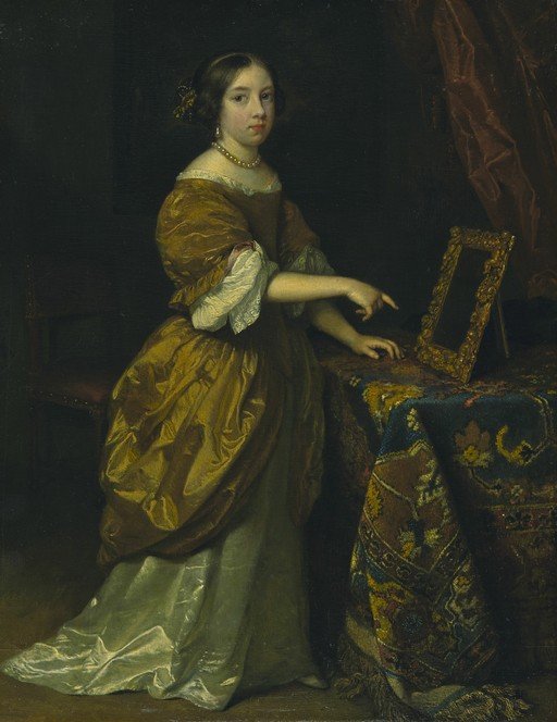 Portrait of a Young Woman with a Mirror
