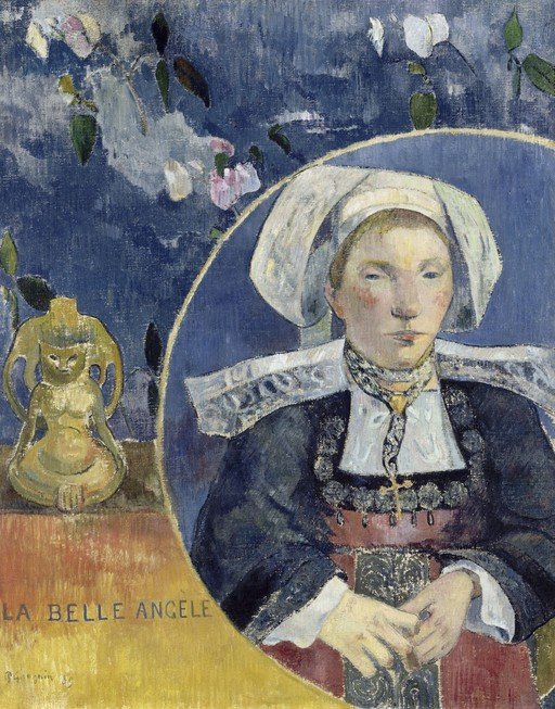 La Belle Angèle (The Beautiful Angèle) by Paul Gauguin