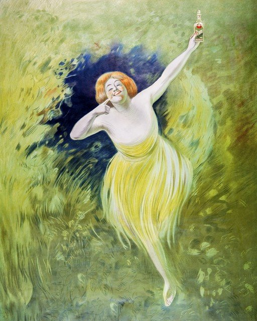 Woman in Yellow Dress Holding a Bottle in a Garden