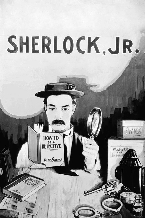 Sherlock Jr. Poster: Detective Study