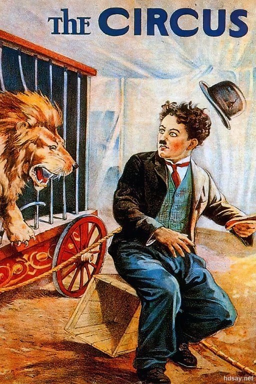 The Circus: Charlie Chaplin and a Lion