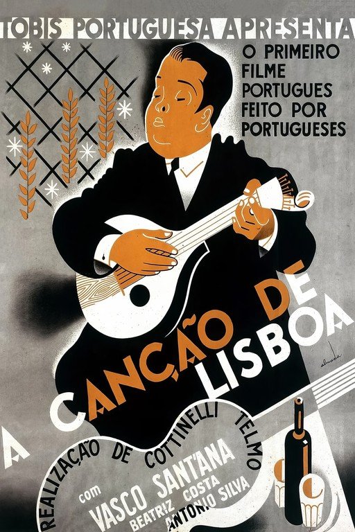 Cancao de Lisboa Portuguese Film Poster