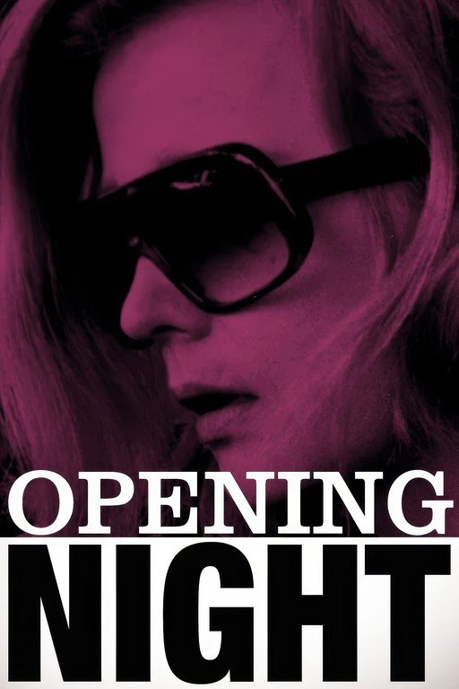 Opening Night Movie Poster with Woman in Sunglasses