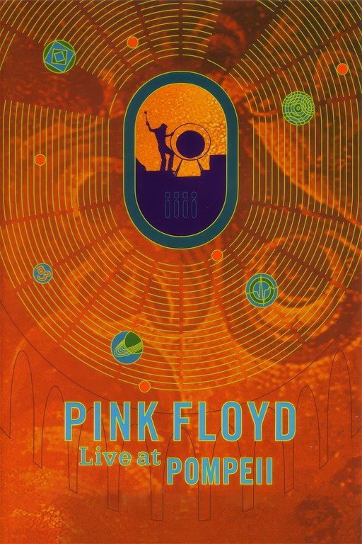 Pink Floyd Live at Pompeii Concert Poster