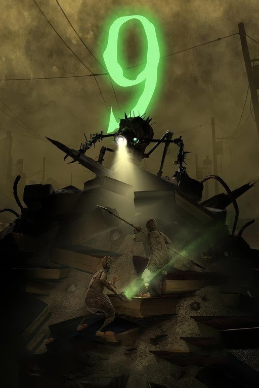 Animated Film Poster: "9" - Post-Apocalyptic Adventure