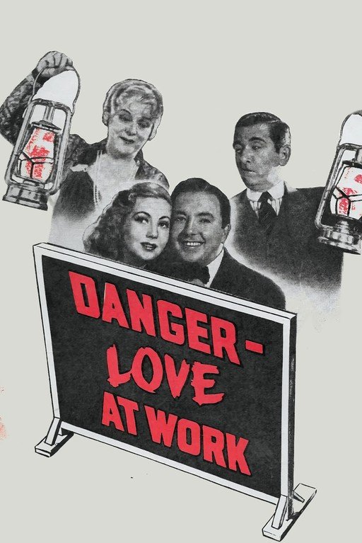 Danger - Love at Work Vintage Poster
