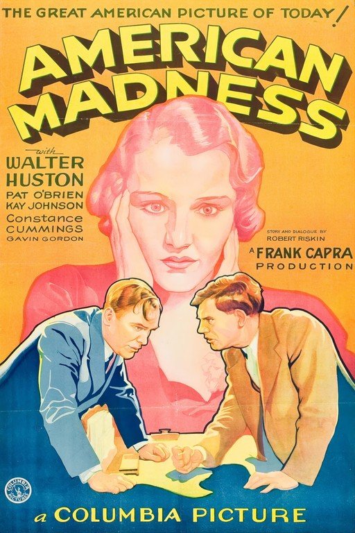American Madness Movie Poster