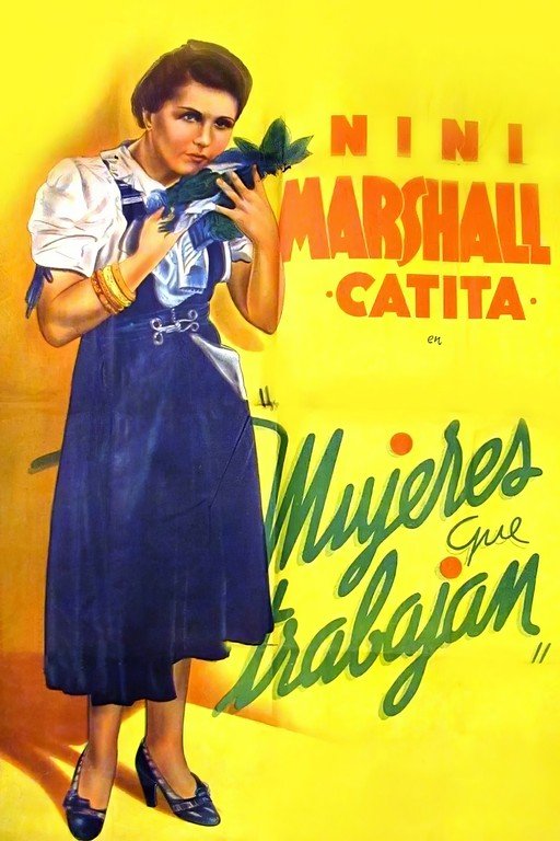 Nini Marshall in "Mujeres que trabajan" movie poster