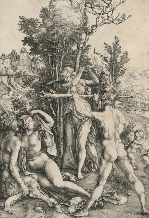 Satyr Family with a Club