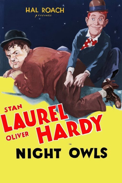 Laurel and Hardy in Night Owls Movie Poster