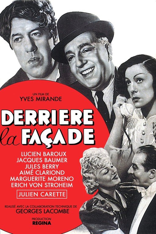 Derrière la Façade (Behind the Facade) French Film Poster