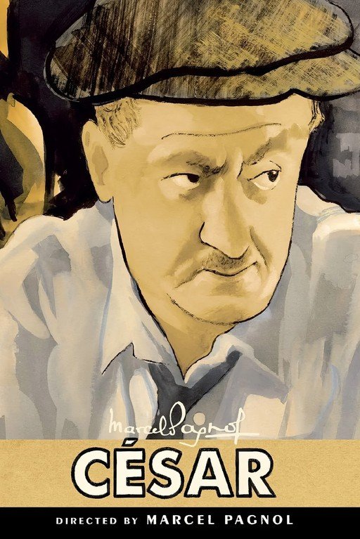 César Movie Poster by Marcel Pagnol