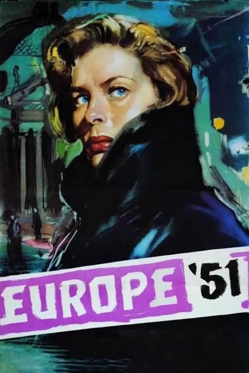 Ingrid Bergman in Europe '51 Movie Poster