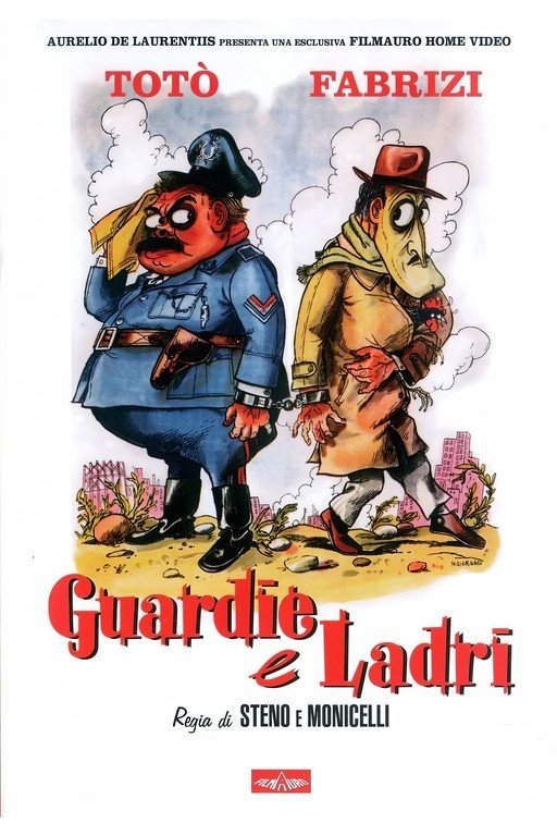 Guardie e Ladri: A Classic Italian Comedy Film Poster