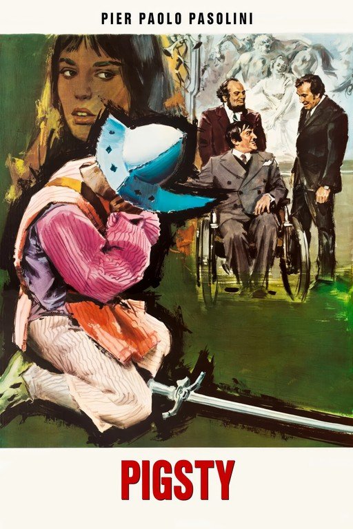 Pigsty (Porcile) Film Poster by Pier Paolo Pasolini