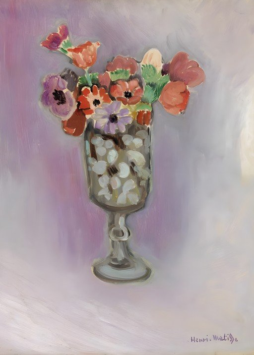 Henri Matisse Still Life with Flowers in a Goblet