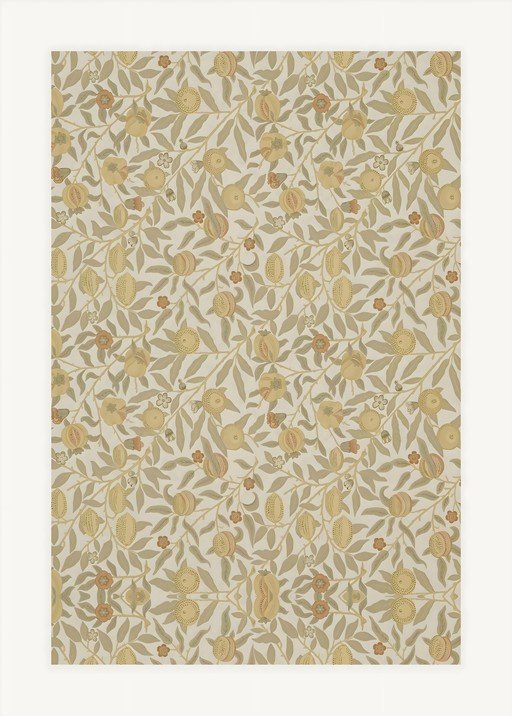William Morris Pomegranate and Fruit Wallpaper