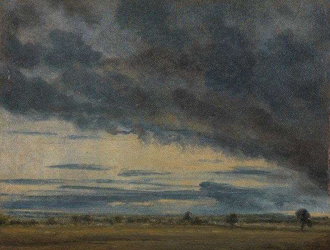 Dramatic Sky Over Rural Landscape